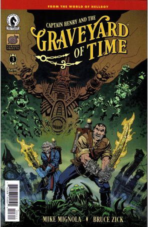 Captain Henry and the Graveyard of Time 3A published by Dark Horse with cover art by Bruce Zick