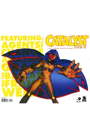 Catalyst Comix 9 published by Dark Horse with cover art by Brendan Mccarthy