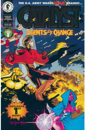 Catalyst: Agents of Change 1 published by Dark Horse with cover art by Jason Pearson