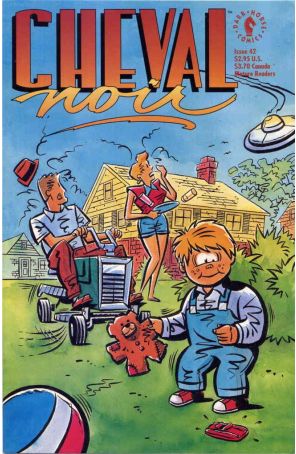Cheval Noir 42 published by Dark Horse with cover art by Michael Cherkas