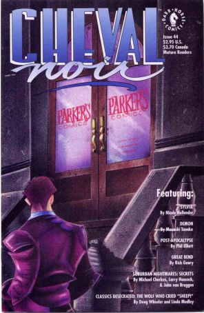 Cheval Noir 44 published by Dark Horse with cover art by Stan Shaw