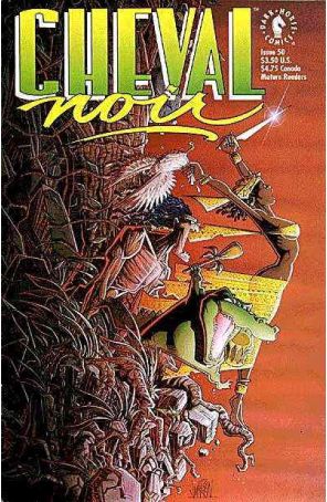 Cheval Noir 50 published by Dark Horse with cover art by Jim Rohn