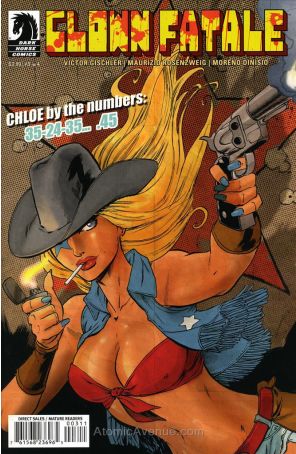 Clown Fatale 3 published by Dark Horse with cover art by Tim Seeley