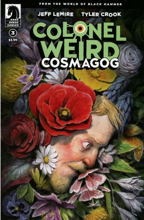 Colonel Weird: Cosmagog 3A published by Dark Horse with cover art by Tyler Crook