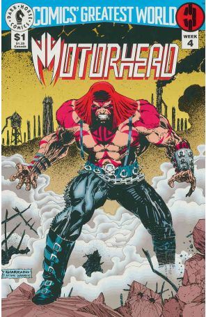 Comics' Greatest World-Steel Harbor 4 published by Dark Horse with cover art by Vince Giarrano