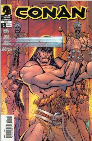Conan (Dark Horse) 1 (2nd) published by Dark Horse with cover art by J. Scott Campbell