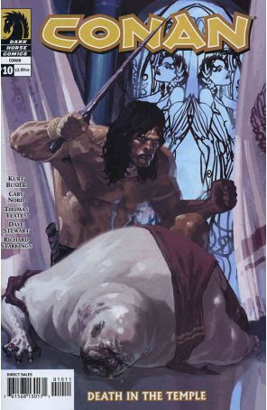 Conan (Dark Horse) 10 published by Dark Horse with cover art by Leinil Francis Yu
