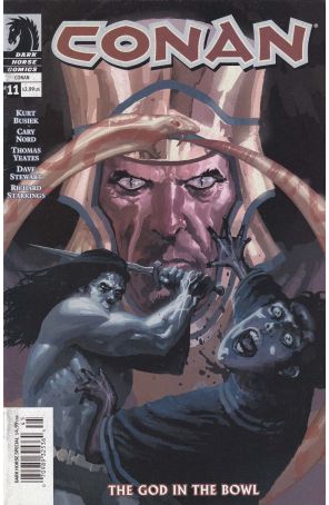 Conan (Dark Horse) 11 (Newsstand) published by Dark Horse with cover art by Leinil Francis Yu