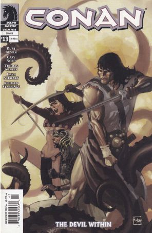Conan (Dark Horse) 13 (Newsstand) published by Dark Horse with cover art by Leinil Francis Yu