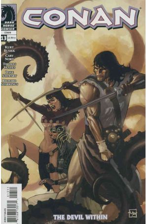 Conan (Dark Horse) 13 published by Dark Horse with cover art by Leinil Francis Yu