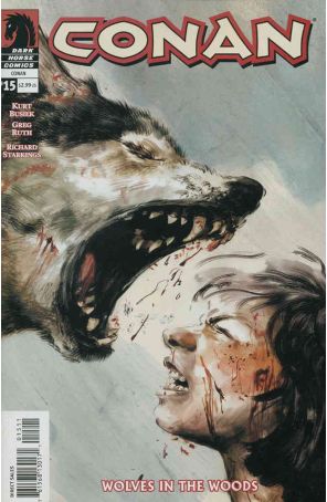 Conan (Dark Horse) 15 published by Dark Horse with cover art by Greg Ruth