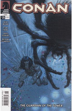 Conan (Dark Horse) 21 (Newsstand) published by Dark Horse with cover art by José Ladrönn