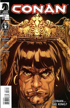 Conan (Dark Horse) 27 published by Dark Horse with cover art by Tony Harris