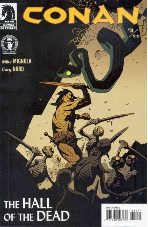 Conan (Dark Horse) 31A published by Dark Horse with cover art by Mike Mignola