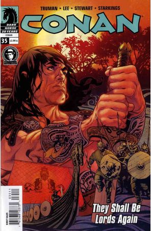 Conan (Dark Horse) 35 published by Dark Horse with cover art by Tony Harris