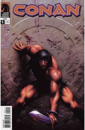 Conan (Dark Horse) 5 published by Dark Horse with cover art by Joseph Michael Linsner
