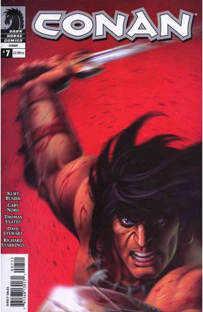 Conan (Dark Horse) 7 published by Dark Horse with cover art by Joseph Michael Linsner
