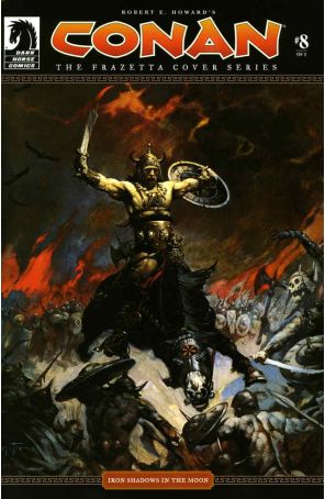 Conan The Frazetta Cover Series 8 published by Dark Horse with cover art by Frank Frazetta