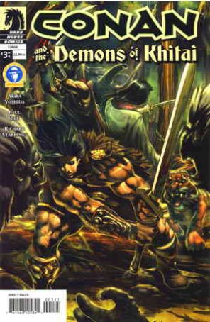 Conan and the Demons of Khitai 3 (2nd) published by Dark Horse with cover art by Patrick Lee