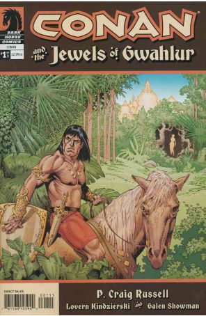 Conan and the Jewels of Gwahlur 1 published by Dark Horse with cover art by P. Craig Russell