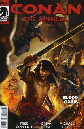 Conan the Avenger 17 published by Dark Horse with cover art by Jason Felix