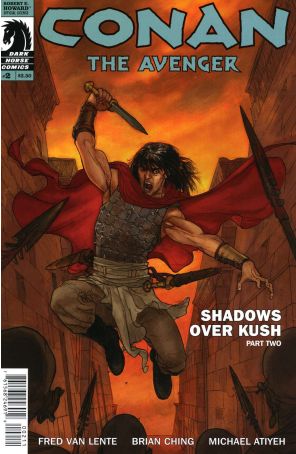 Conan the Avenger 2 published by Dark Horse with cover art by Kilian Plunkett