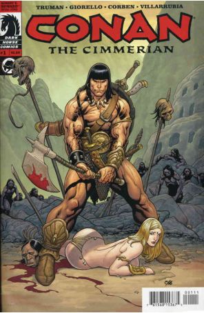Conan the Cimmerian 1 published by Dark Horse with cover art by Frank Cho