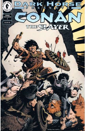 Conan the Slayer 1A published by Dark Horse with cover art by Mark Schultz