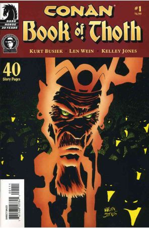Conan: The Book of Thoth 1 published by Dark Horse with cover art by Kelley Jones