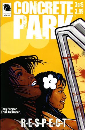 Concrete Park: R-E-S-P-E-C-T 3 published by Dark Horse with cover art by Tony Puryear