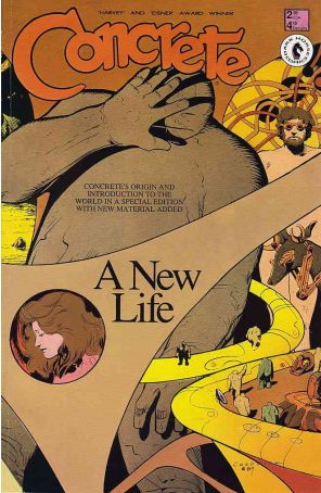 Concrete: A New Life 1 published by Dark Horse with cover art by Paul Chadwick