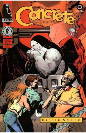 Concrete: Killer Smile 1 published by Dark Horse with cover art by Paul Chadwick
