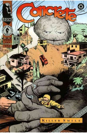 Concrete: Killer Smile 2 published by Dark Horse with cover art by Paul Chadwick