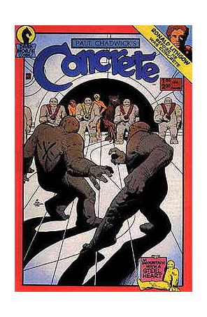 Concrete 3 published by Dark Horse with cover art by Paul Chadwick