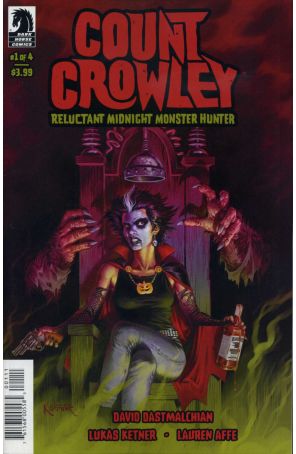 Count Crowley: Reluctant Midnight Monster Hunter 1 published by Dark Horse with cover art by Lukas Ketner