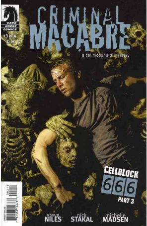 Criminal Macabre: Cell Block 666 3 published by Dark Horse with cover art by Tim Bradstreet