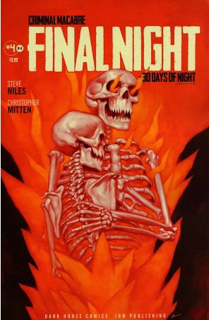 Criminal Macabre: Final Night-The 30 Days of Night Crossover 4 published by Dark Horse with cover art by Michelle Madsen