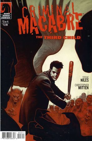 Criminal Macabre: The Third Child 3 published by Dark Horse with cover art by Justin Erickson