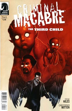 Criminal Macabre: The Third Child 4 published by Dark Horse with cover art by Justin Erickson