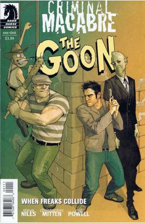 Criminal Macabre/The Goon: When Freaks Collide 1 published by Dark Horse with cover art by Fiona Staples