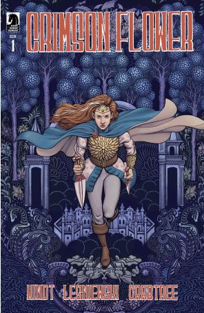 Crimson Flower 1A published by Dark Horse with cover art by Matt Lesniewski