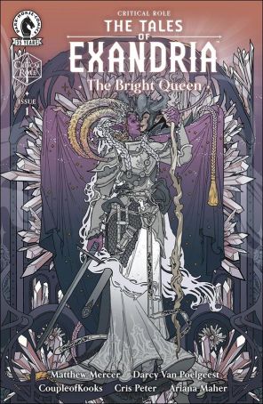Critical Role: The Tales of Exandria-The Bright Queen 1 published by Dark Horse with cover art by Helen Mask