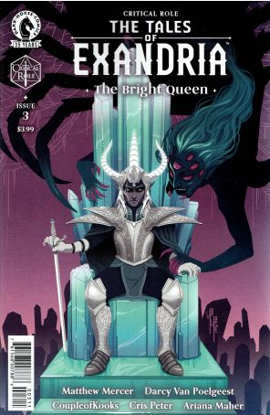 Critical Role: The Tales of Exandria-The Bright Queen 3 published by Dark Horse with cover art by Yoshi Yoshitani