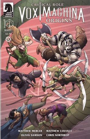 Critical Role: Vox Machina Origins Series I 6 published by Dark Horse with cover art by Max Dunbar