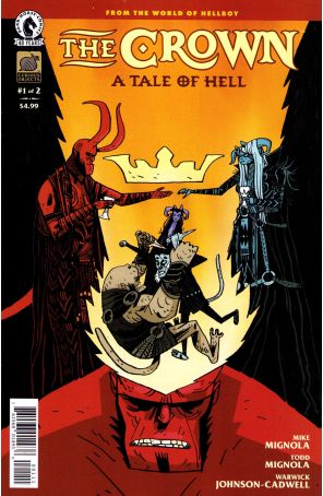 Crown: A Tale of Hell 1A published by Dark Horse with cover art by Warwick Johnson-Cadwell