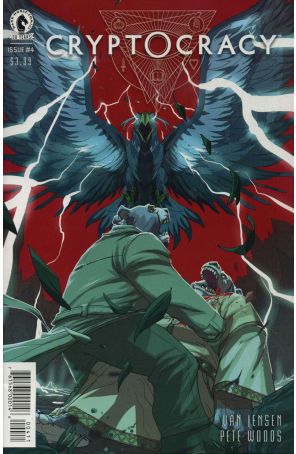 Cryptocracy 4 published by Dark Horse with cover art by Pete Woods