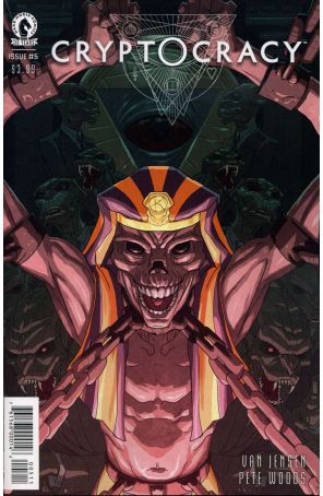 Cryptocracy 5 published by Dark Horse with cover art by Pete Woods