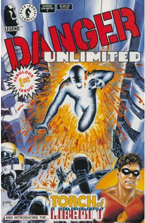 Danger Unlimited 1 published by Dark Horse with cover art by John Byrne