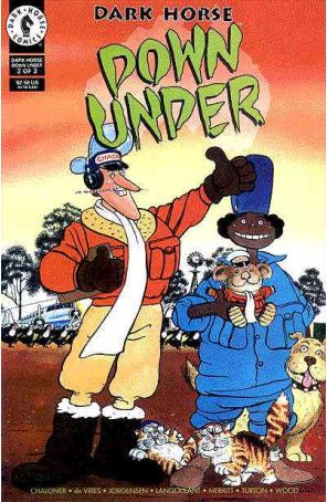Dark Horse Down Under 2 published by Dark Horse with cover art by Allan Langoulant