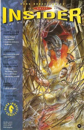 Dark Horse Insider (Vol. 2) 16 published by Dark Horse with cover art by Will Simpson